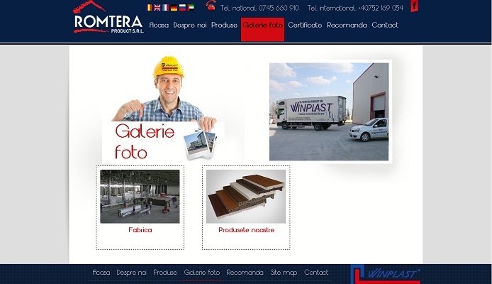 Dezvoltare site pentru firma, profile PVC, glafuri - Romtera - layout site, galerie foto.jpg